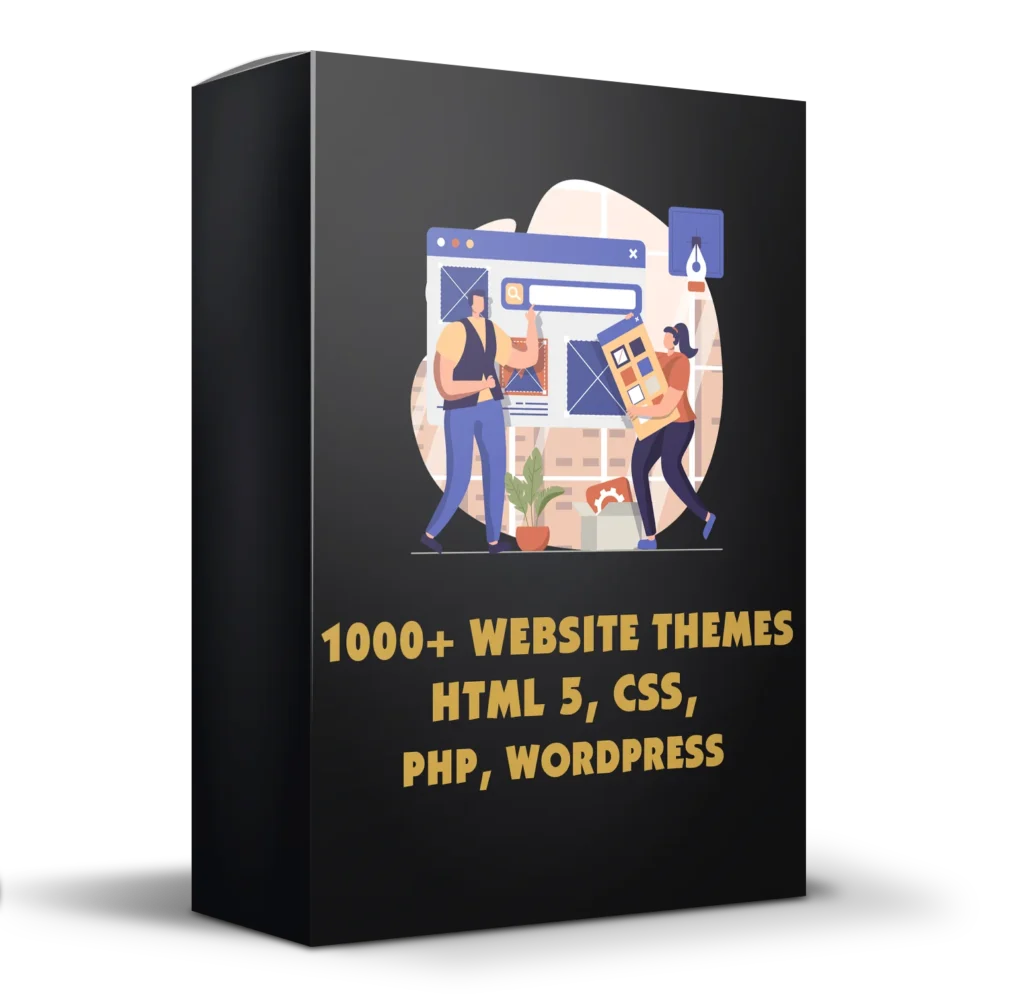 1000+ Website Themes HTML 5, CSS, PHP, WordPress Bundles