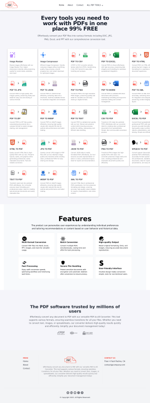 Ultimate PDF Converter Website PHP Script With 23 Tools