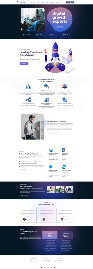 Agency Ready-Made Website All-in-One Agency Kit & Website Templates
