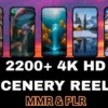 4K Scenery Video Bundle: Nature Reels, YouTube Shorts, TikTok Backgrounds PLR