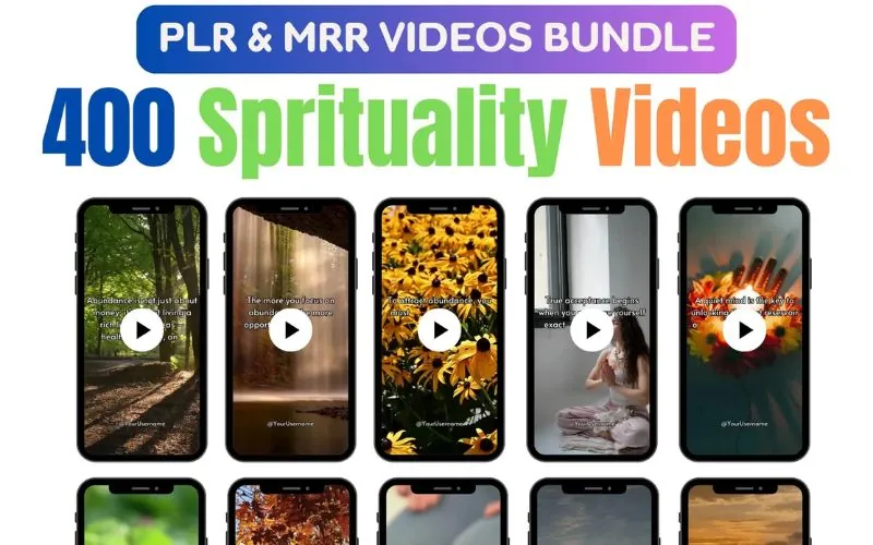 Sprituality Affirmation Videos Bundle PLR