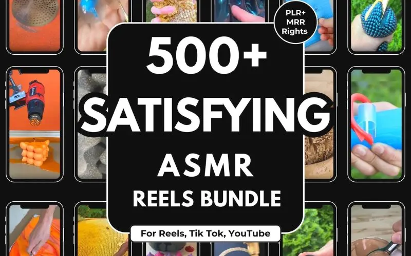 Satisfying Reels Bundle ASMR Faceless Videos (PLR)