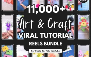 Art and Craft Faceless Viral Tutorials (PLR)