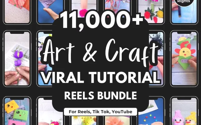 Art and Craft Faceless Viral Tutorials (PLR)