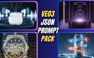 JSON Prompt Pack for Google VEO 3 (Viral Product Ads)
