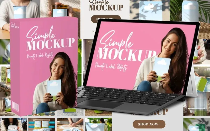 Simple Mockups Kit PLR