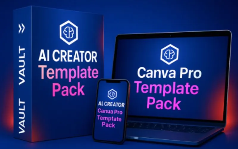 AI CREATOR VAULT™ – Canva Pro Template Pack