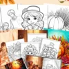 Thanksgiving Coloring Bundle PLR